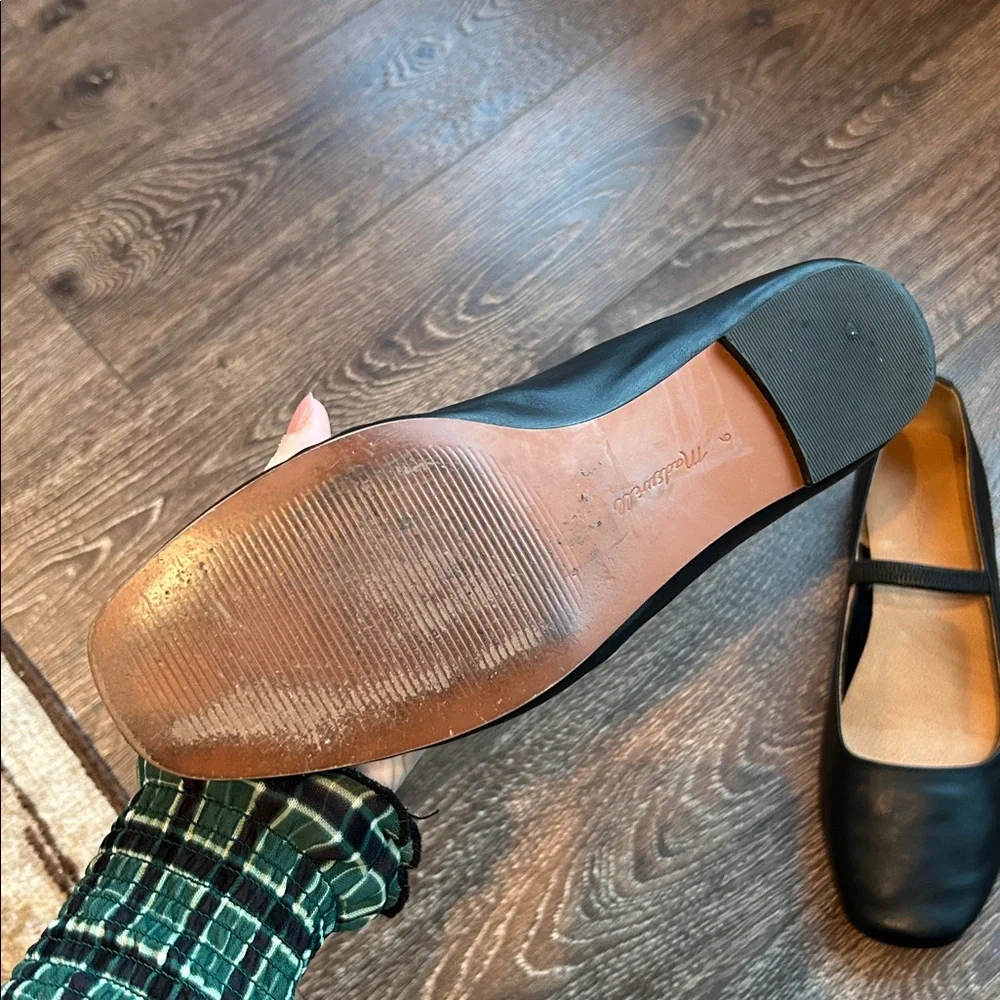 Madewell Black Mary Jane Flats - Picture 5 of 6